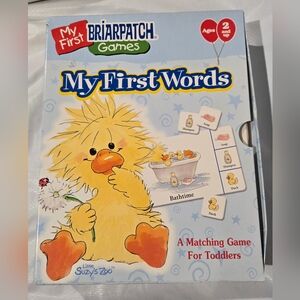 BRIARPATCH My First Words Matching Game for Toddlers ~ Little SUZY'S ZOO ~ 2003